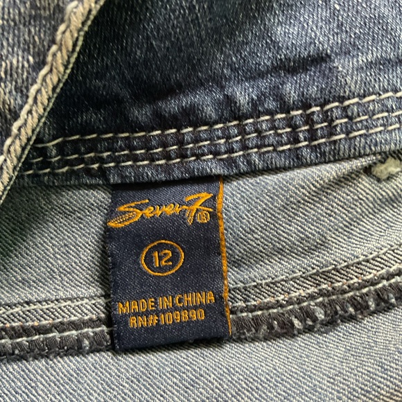 Seven7 Blue Ankle Jeans - Picture 6 of 13